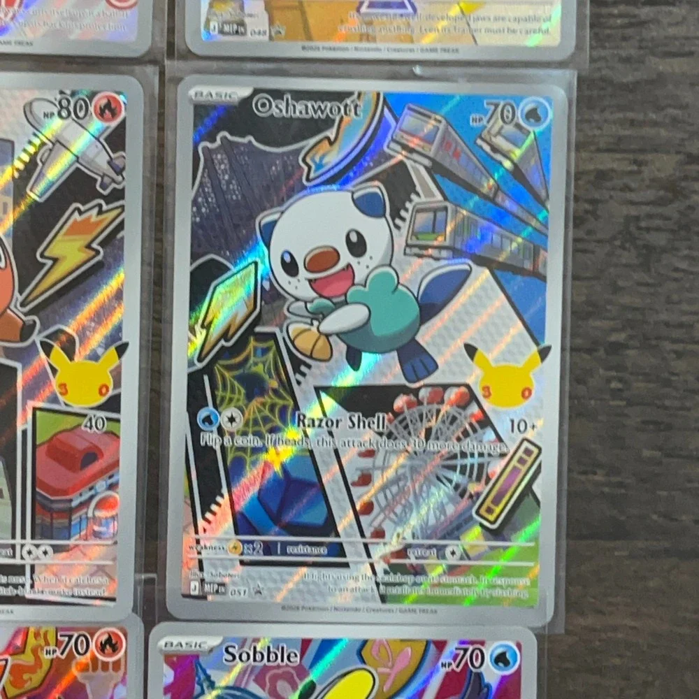 Pokemon Series 2 First Partner Illustration Complete Set Of 9 Cards Gen 2 Promo